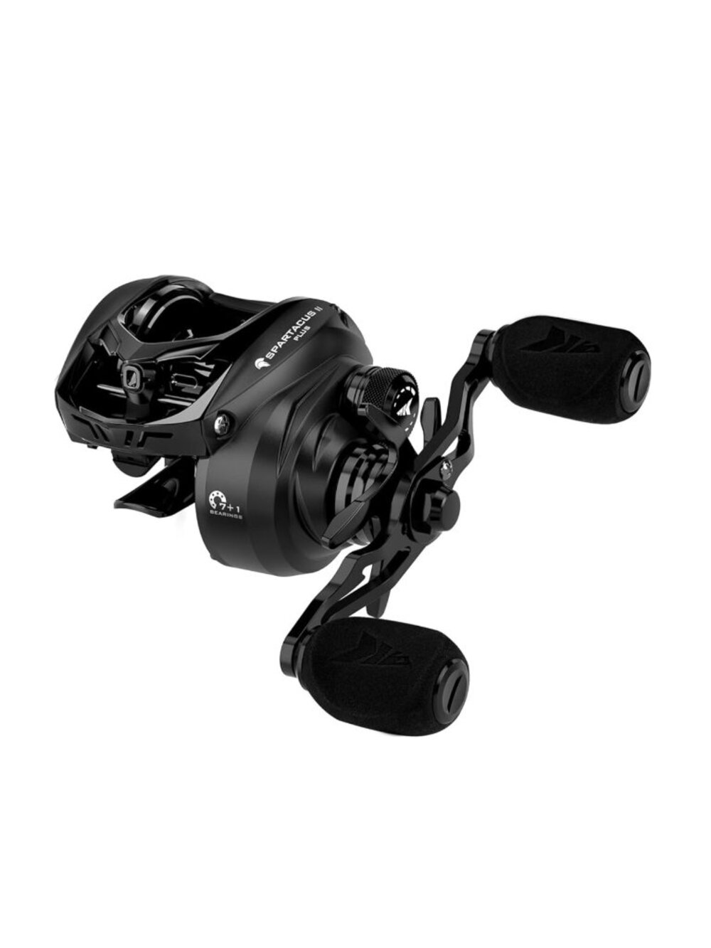 KastKing Spartacus II Plus Baitcasting Reel - Black, Left Hand